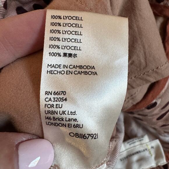 Anthropologie Isobel Cheetah Animal Print Pleated Wide Leg Pants Size Small EUC - Picture 16 of 16